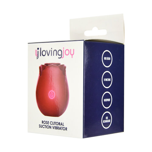 Loving Joy Rose Toy Clitoral Suction Vibrator - imagine 7