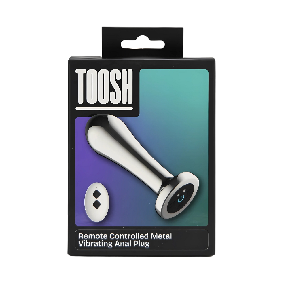 Toosh Remote Controlled Metal Vibrating Anal Plug - imagine 7