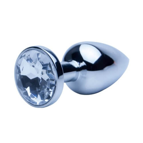 Precious Metals Silver Butt Plug-Large - imagine 2